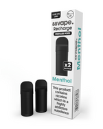 88Vape Recharge Menthol Pods (x2)