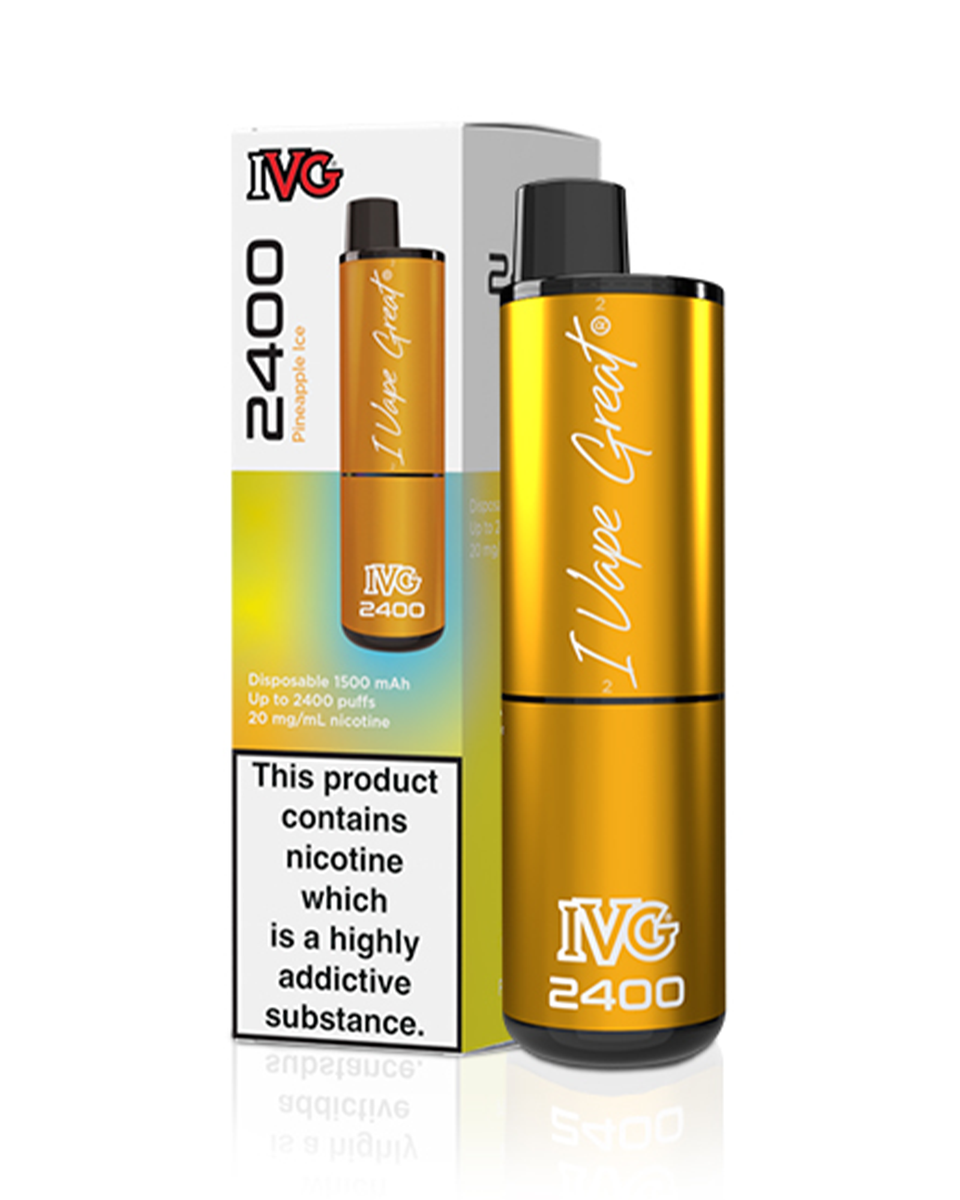 Pineapple Ice IVG 2400 4-in-1 Disposable – Vaping Direct