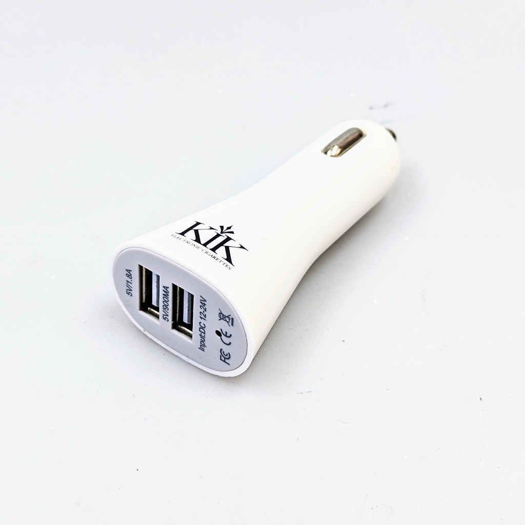 Dual USB Car Charger (DC 12-24V)