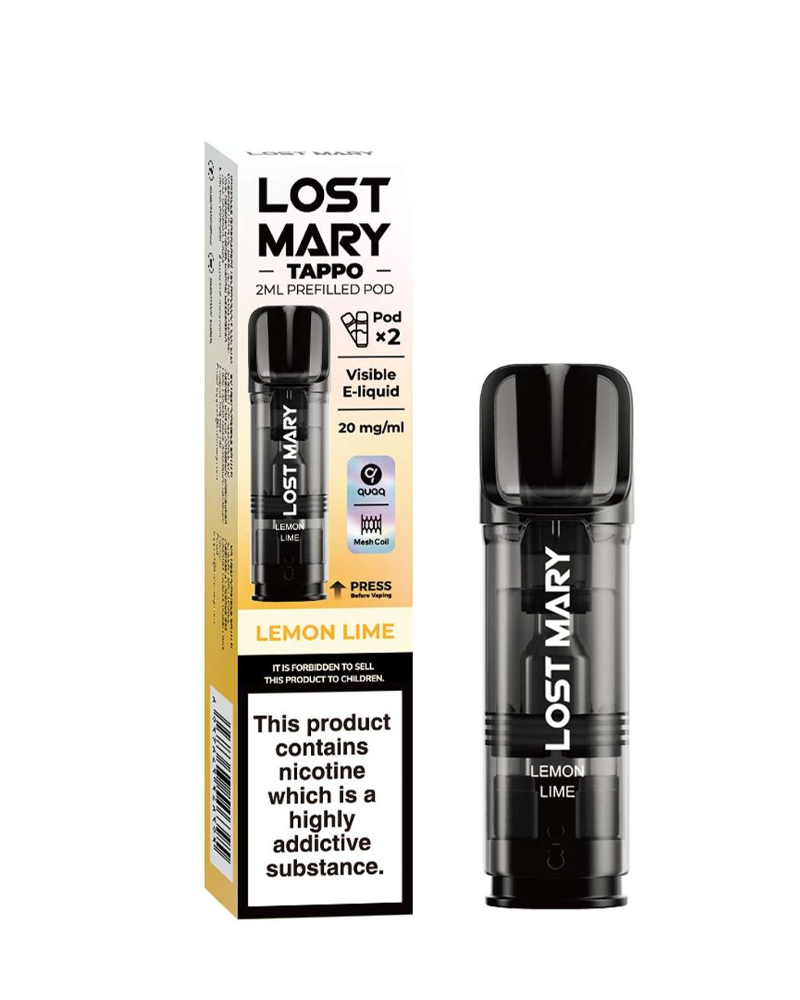 Lemon Lime Lost Mary Tappo Pods (x2)