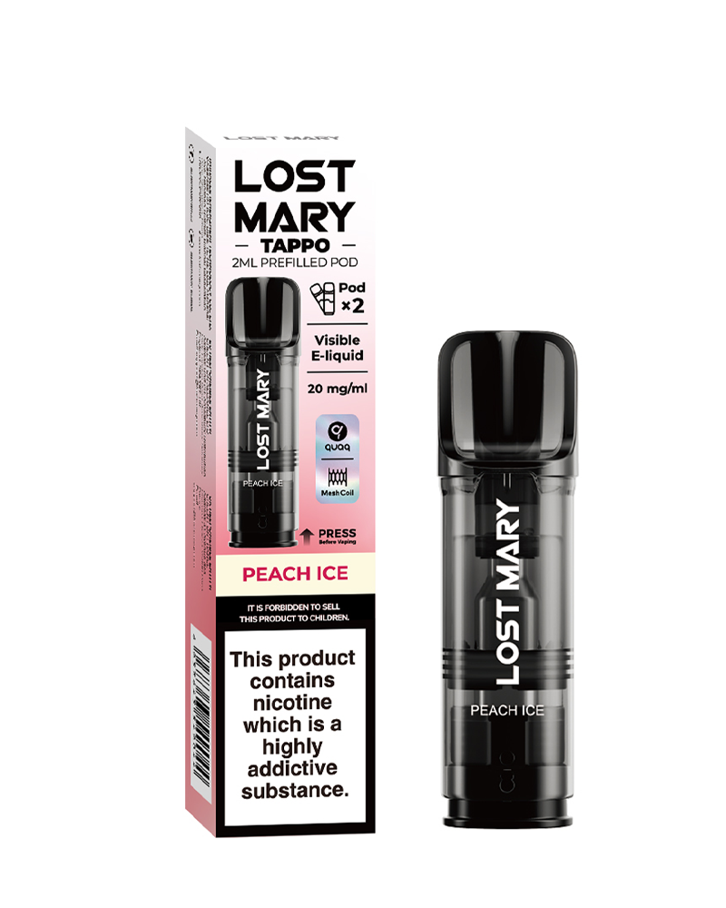 Peach Ice Lost Mary Tappo Pods (x2)