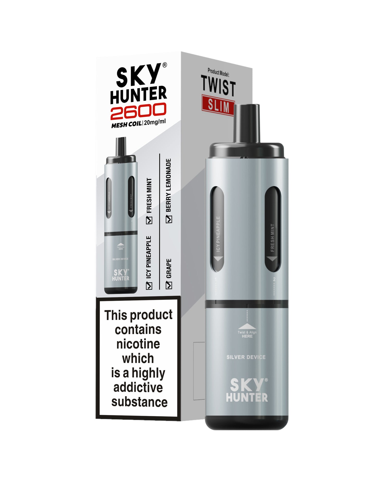 Sky Hunter Twist Slim Pod Kit