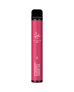 ELFBAR 600 Strawberry Raspberry Cherry Ice Disposable