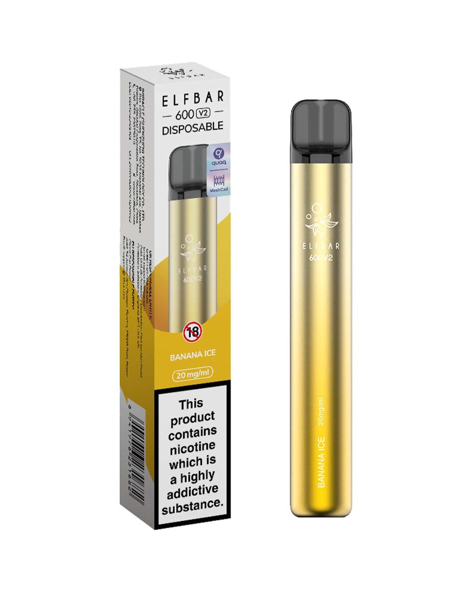 ELFBAR 600 V2 Banana Ice Disposable