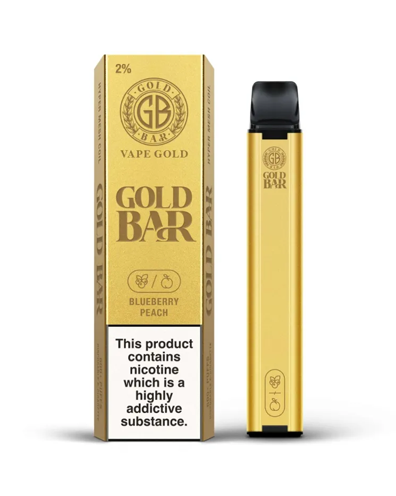 Gold Bar Blueberry Peach Disposable