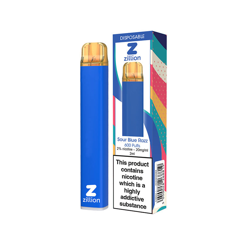 Zillion Sour Blue Razz Disposable